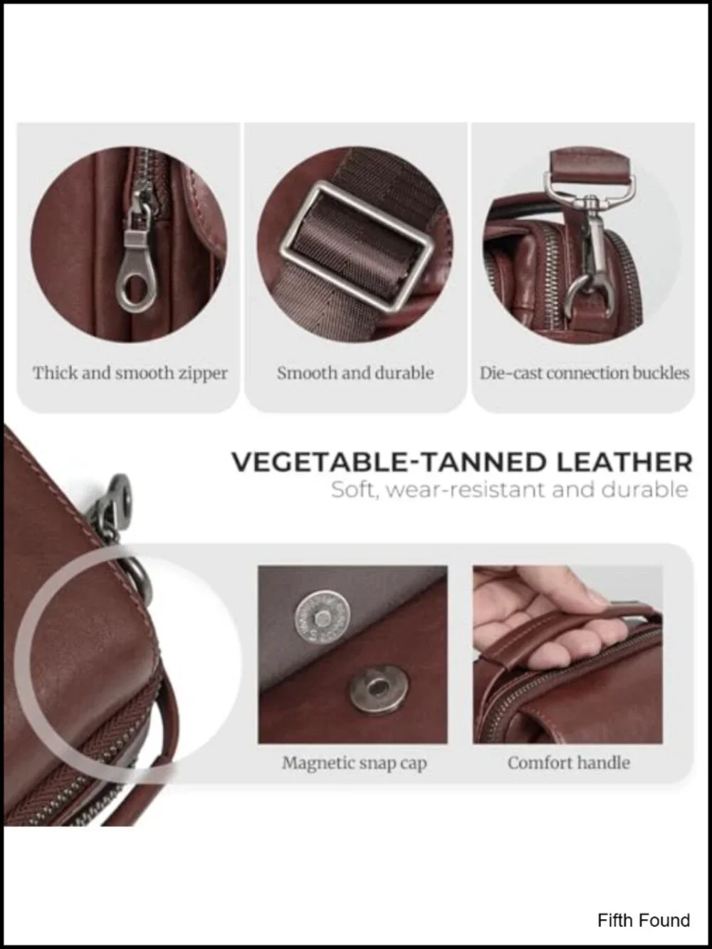 Genuine Leather Small Messenger Bag Crossbody